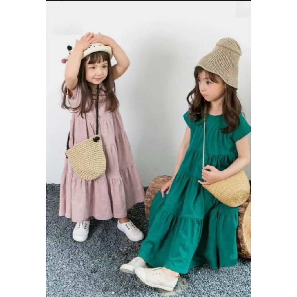 DRESS ZAKIA//DRESS ANAK PEREMPUAN//DRESS KEKINIAN//DRESS ANAK CEWEK//DRESS TERBARU