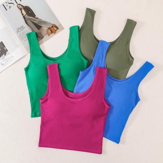 GO!BR918 TANKTOP TANGTOP BRA WITH CUP BH SINGLET WANITA IMPORT ATASAN WANITA SEXY COD