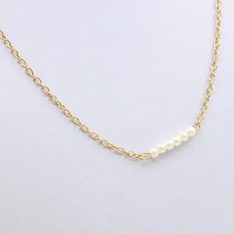 Kalung Korea Klavikula Liontin Mutiara Pearl Korean Necklace