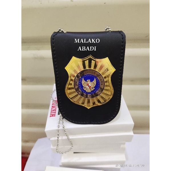 Kalung dompet KTA (  BIN ) RI latar biru & latar merah