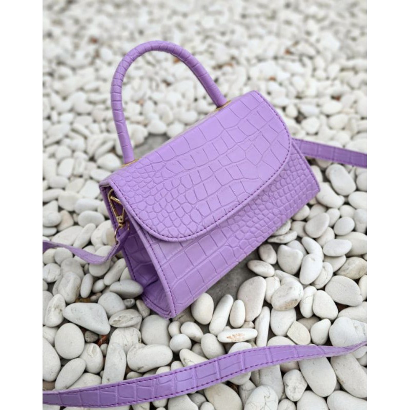 LUXTHER - MIZU BAG CROCO DOFF HANDLE + STRAP (SELEMPANG) KOREAN STYLE