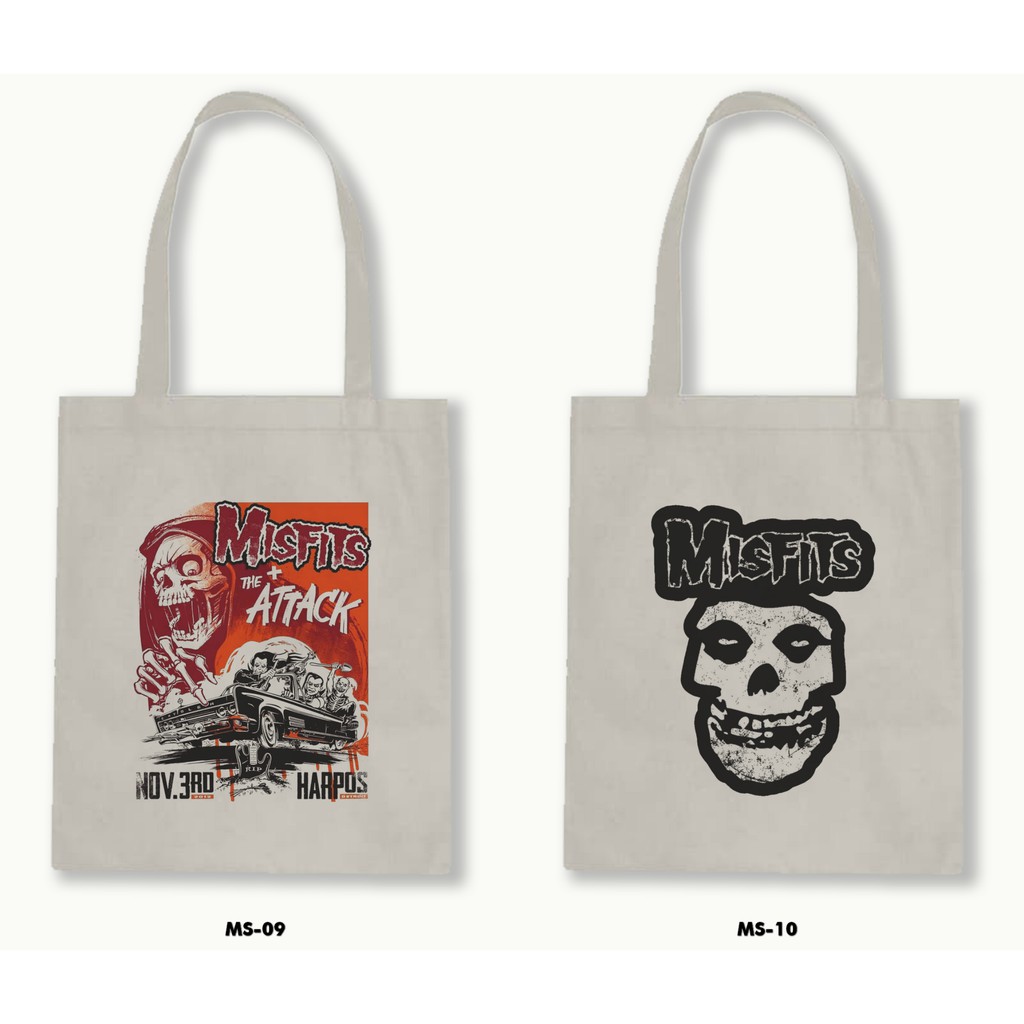 TOTE BAG BLACU - MISFITS