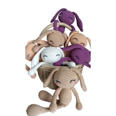 Boneka rajut amigurumi kelinci mini Lora