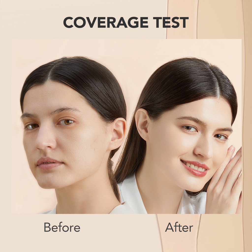 YOU NoutriWear+ Silky Pressed Foundation [Full Coverage | Oil Control &amp; Tahan Lama 24 Jam | Nourishing]