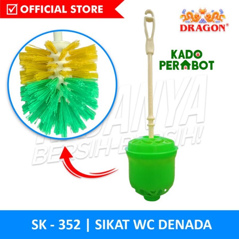 sikat wc denada dragon - sikat toilet bulat - sikat kloset