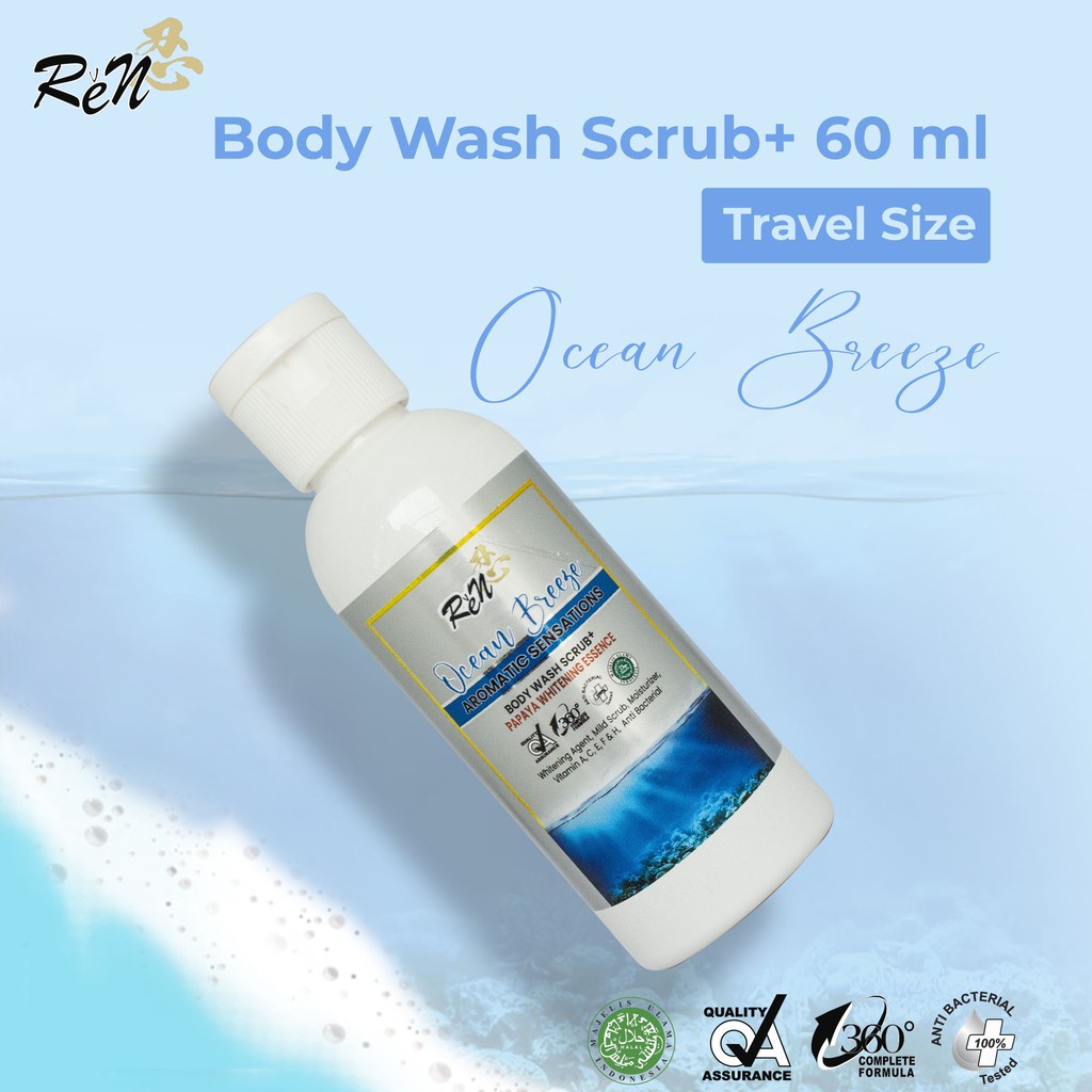 Ren Payaya Body Wash Scrub 60ML