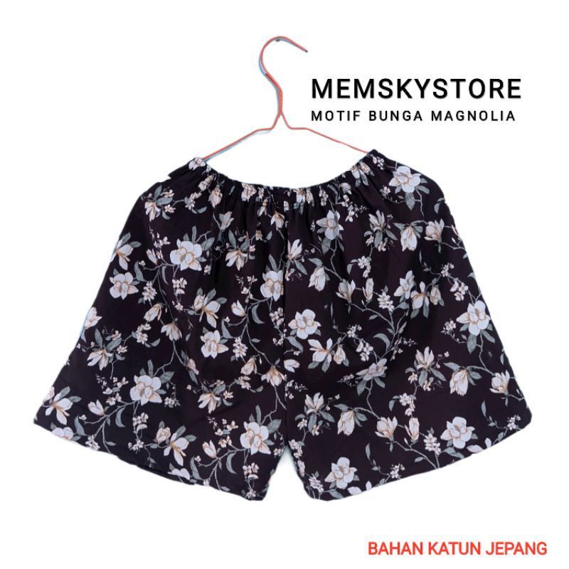 CELANA PENDEK SANTAI WANITA DAN PRIA/CELANA HOT PANTS WANITA DAN PRIA/HOT PANTS MOTIF BUNGA-BUNGA/CE