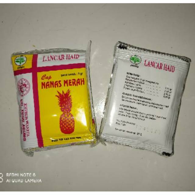 Jamu Nanas Merah Original Kgusus Wanita