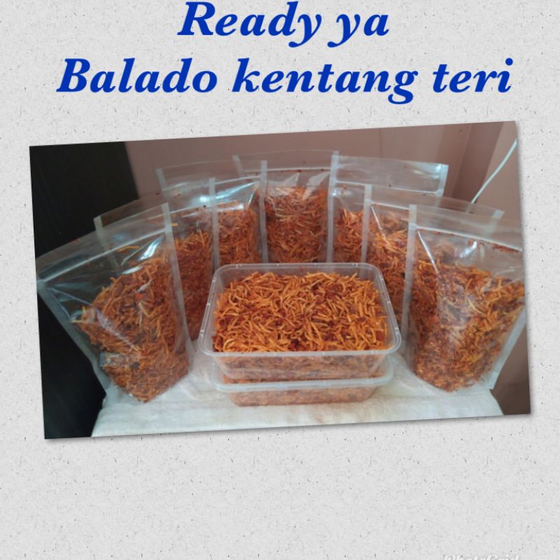 

balado kentang teri