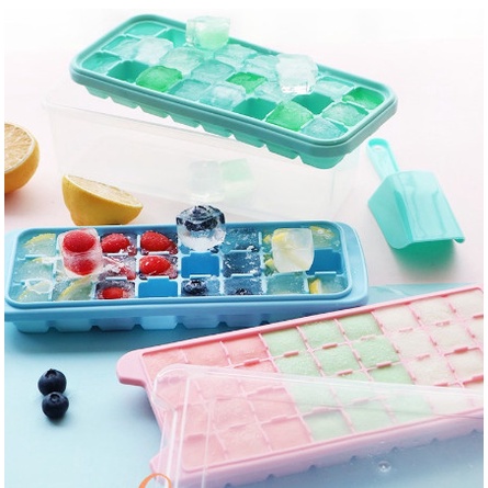 Cetakan Es Batu Silikon 24 Cube Ice Jelly Puding Coklat silicone elastis