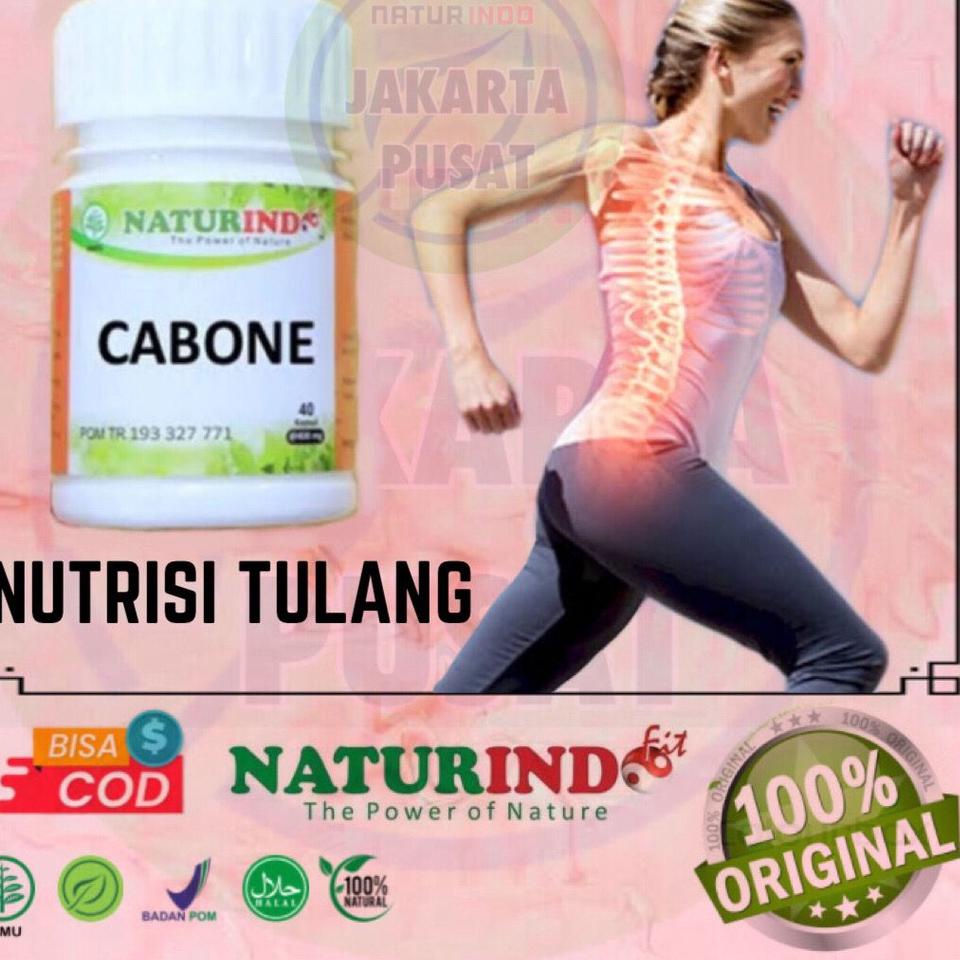 

[KODE F8FLJ] Naturindo Obat Herbal Suplemen Nutrisi Kalsium Peninggi Badan Patah Retak Tulang Gigi Goyang Cabone