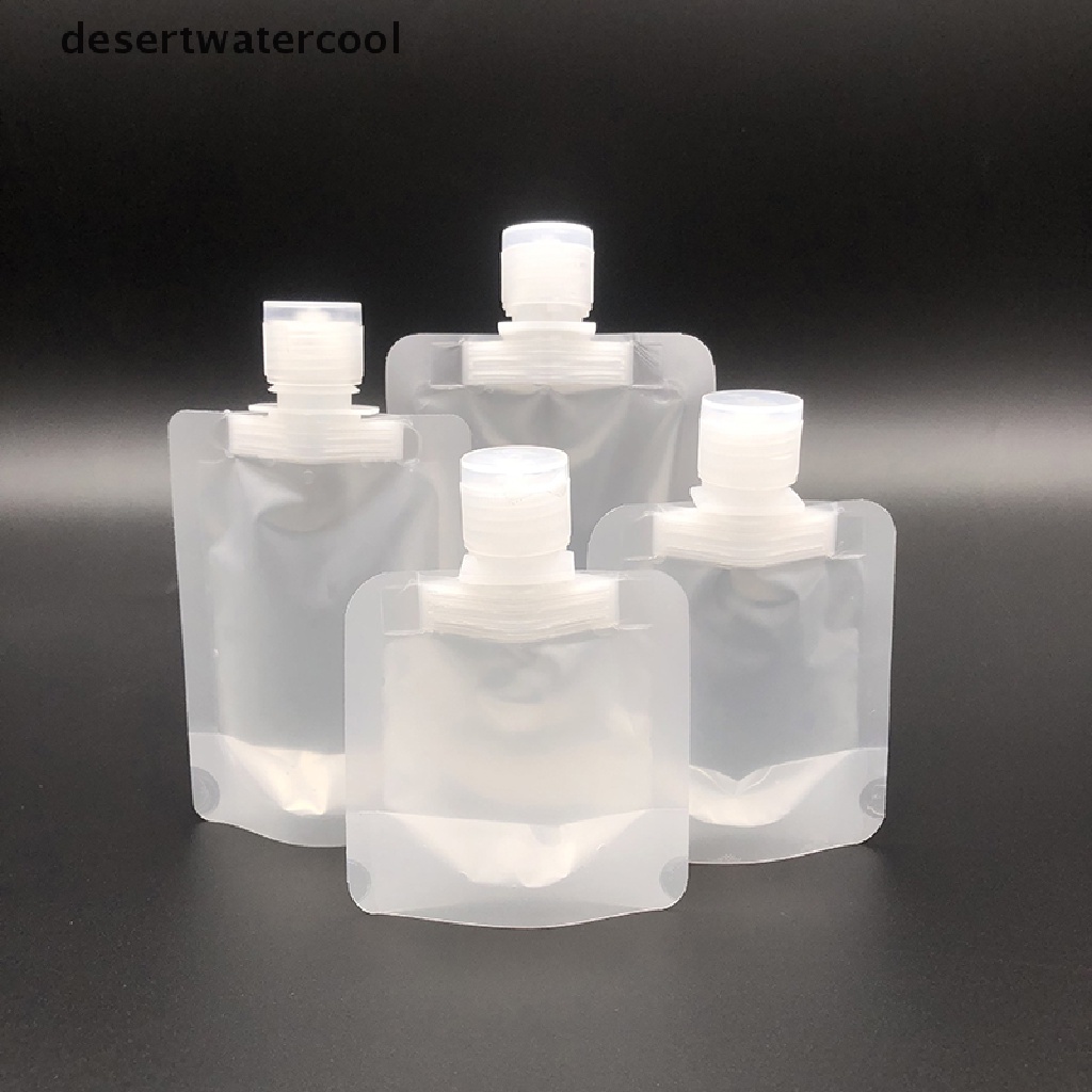 Deid Kantong Plastik Ukuran 30 / 50 / 100ml Untuk Lotion / Shampoo / Makeup Cair