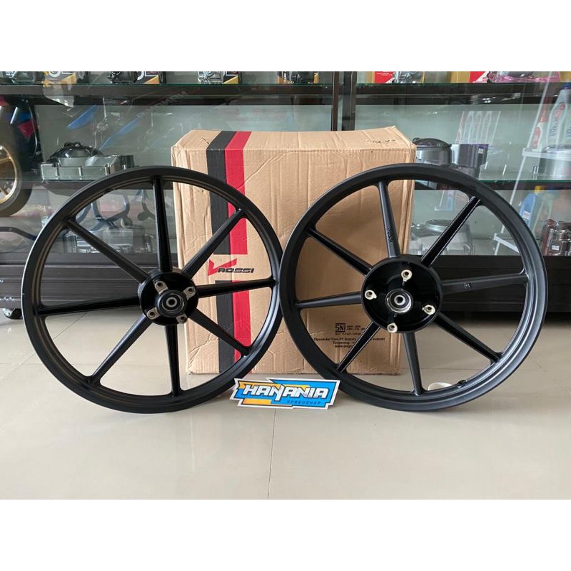 Velg Pelek Vrossi Palang 8 Double Disc Jupiter Mx New, Mx King Hitam Gold