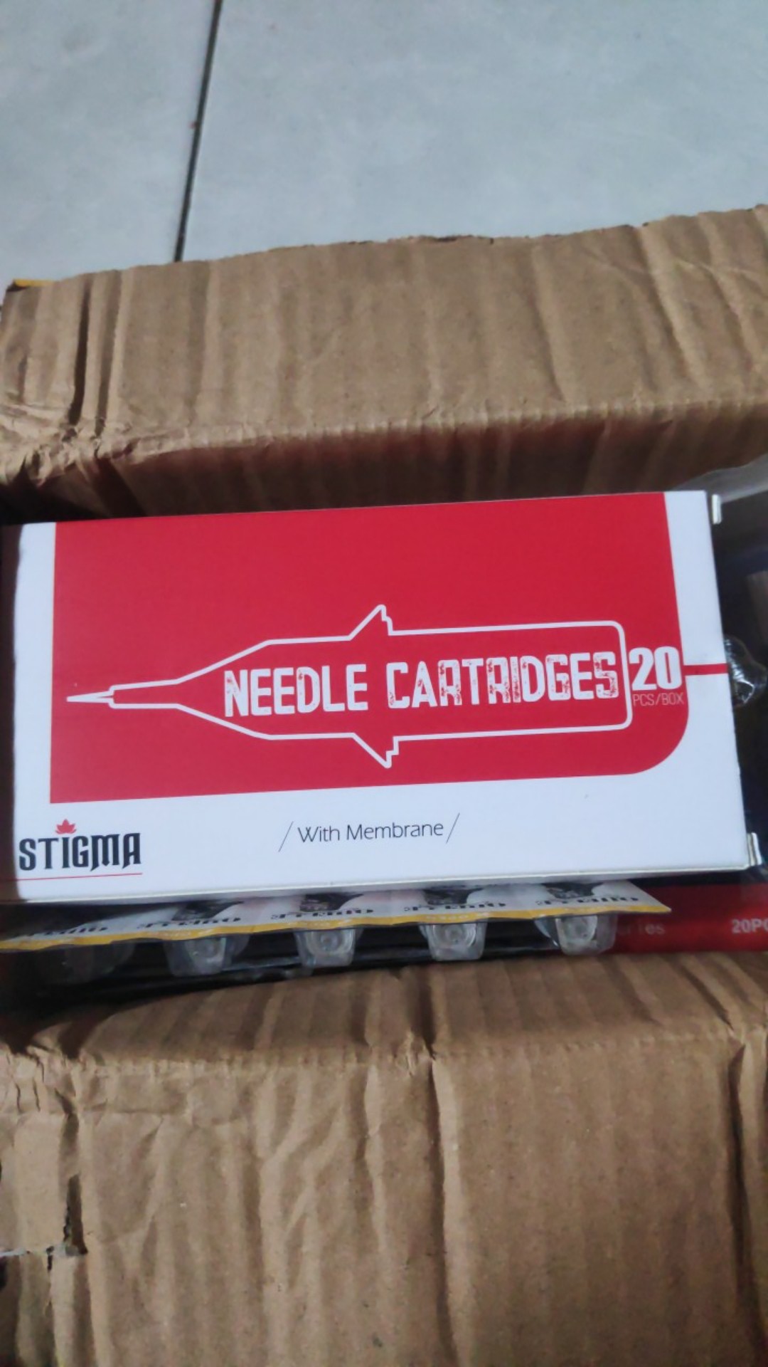 20pcs/kotak Rm/m1 Stigma Nds Dengan Membran Lembut Warna Hitam