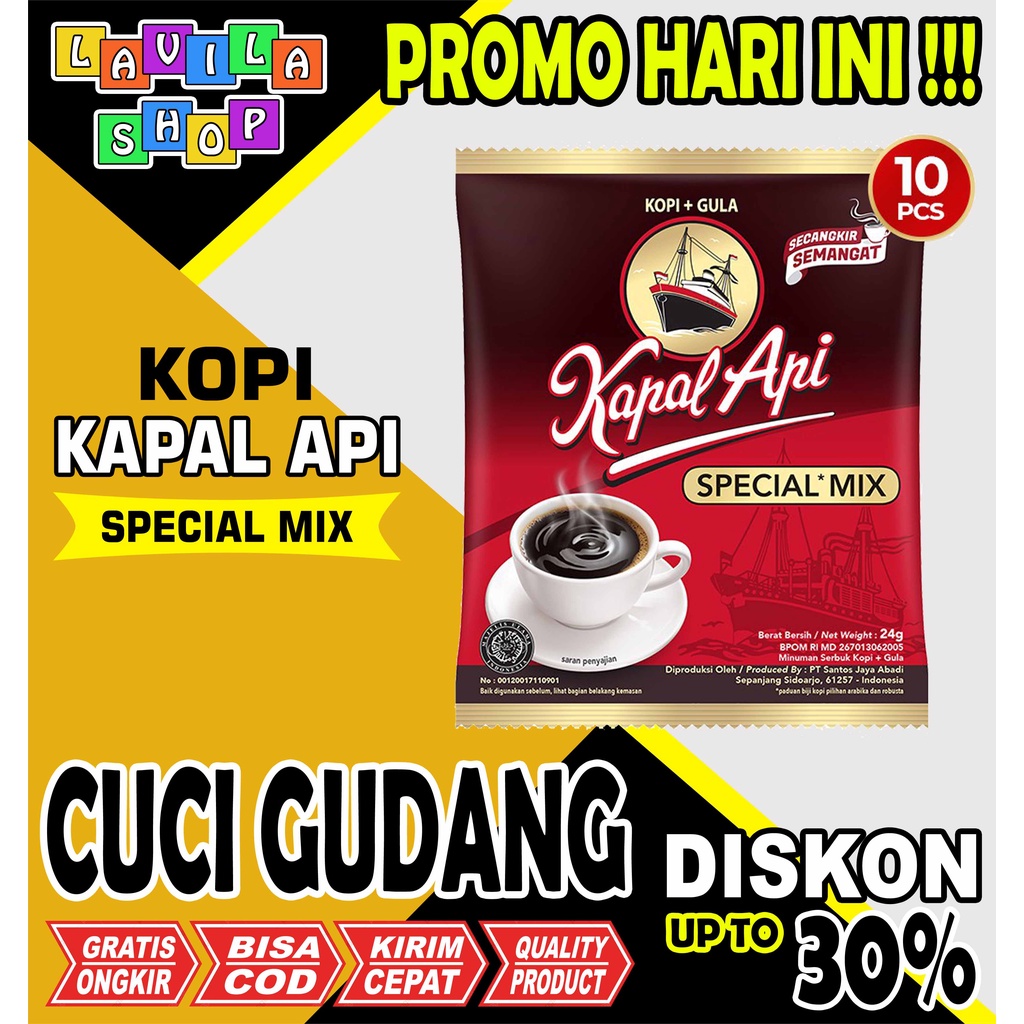 

Kopi Kapal Api Spesial Mix 24g Kopi Renceng