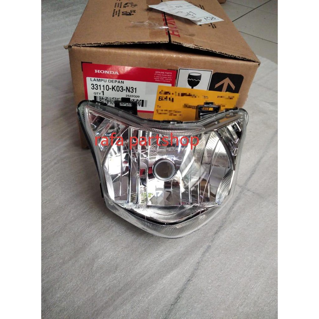 Lampu Depan Headlight Unit Reflektor Revo FI 33110K03N31 ORI AHM