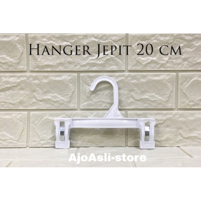 Hanger Jepit Anak 20cm 1-3tahun / Gantungan Celana Anak