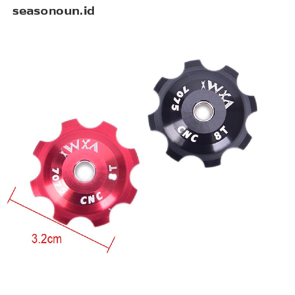 (seasonoun) Pulley Derailleur Belakang Sepeda 8T Bahan Keramik Alloy