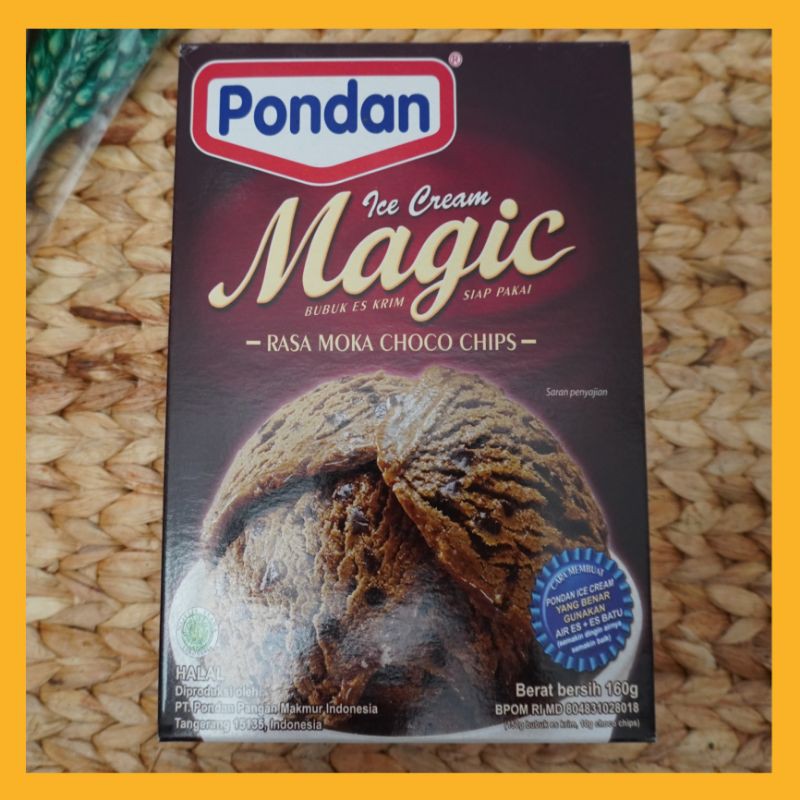 

Pondan Ice Cream Magic Rasa Moka Choco Chips 160gr