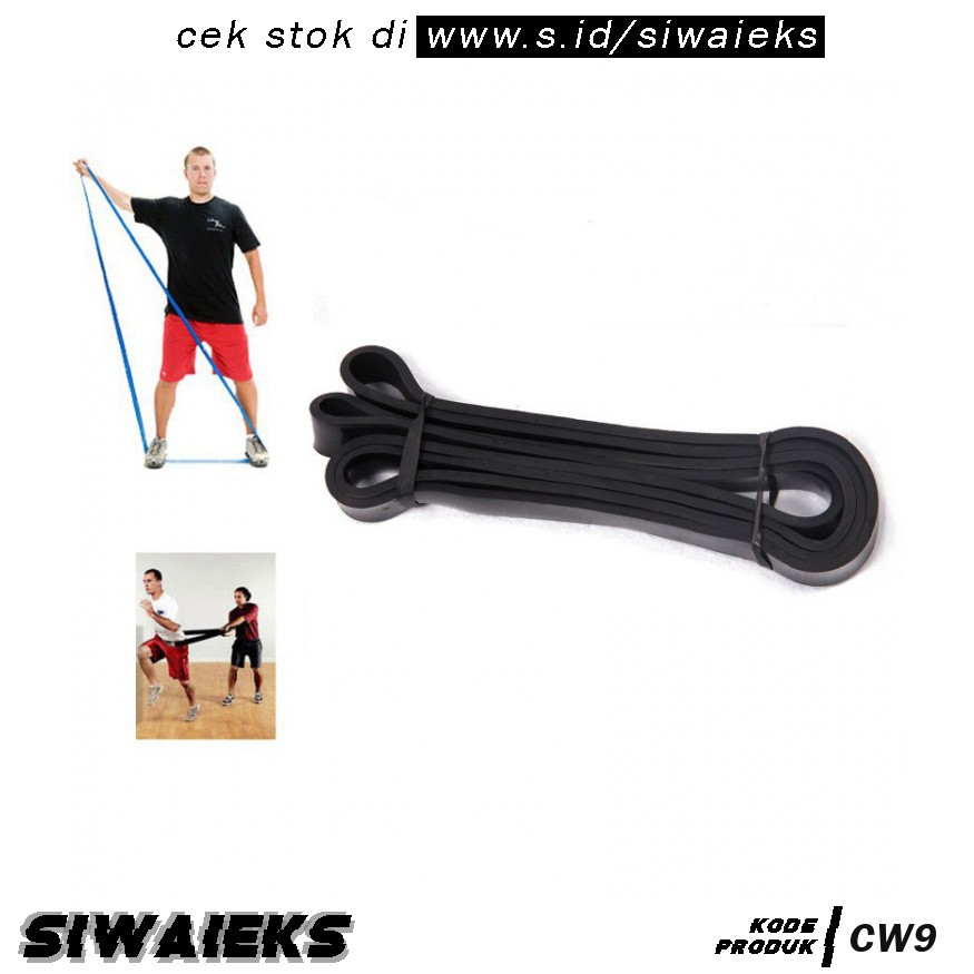 SH8 Size M Latex Pull Up Resistance Band Fitness - Band Latex Lentur Elastis Pegas Untuk Olahraga Gym Yoga