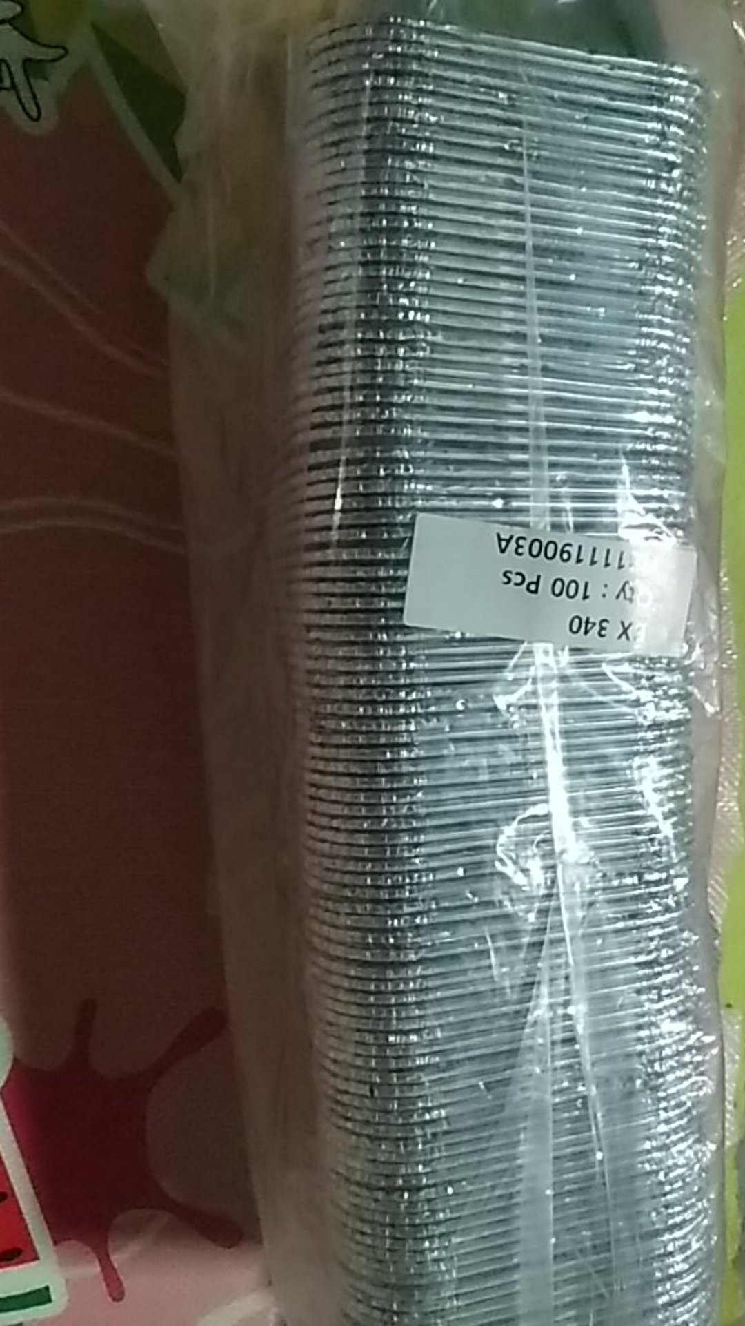 Aluminium Foil Cup Kotak Square Macaroni Schotel Isi 100pcs