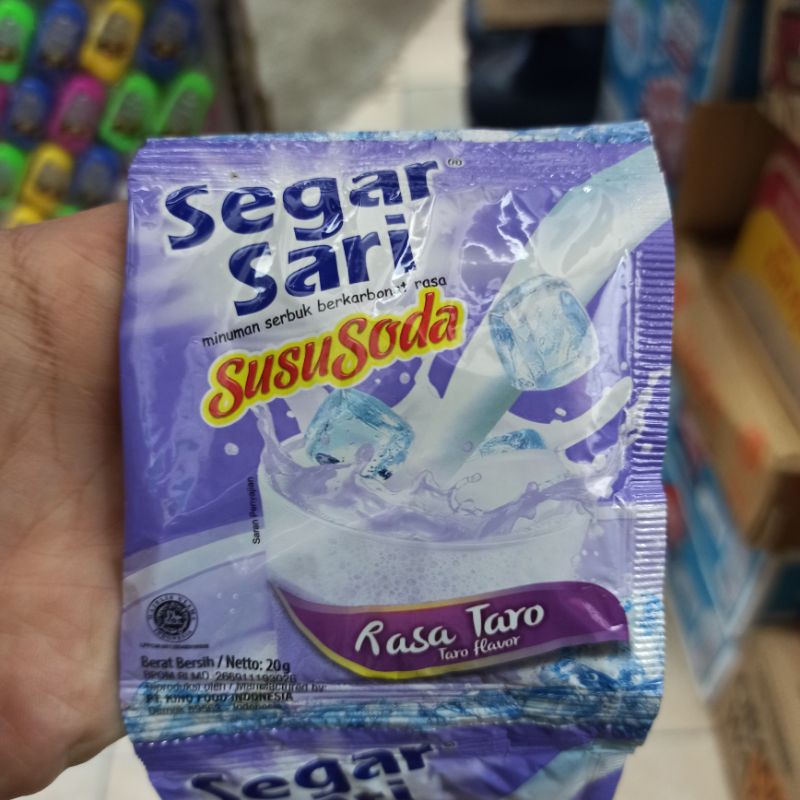 

Minuman Segar Sari Susu Soda 20g Taro