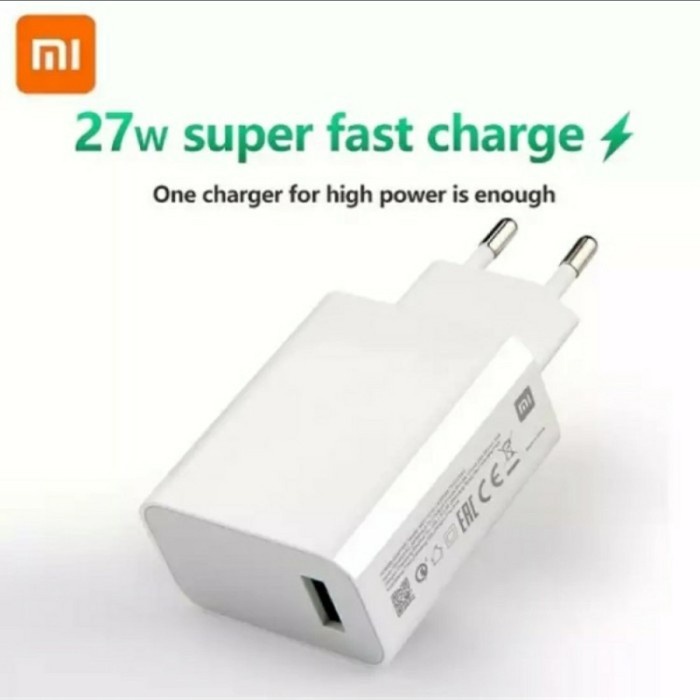 CHARGER TYPE C XIAOMI POWER ADAPTER 27W SUPER FAST CHARGING ~ HP