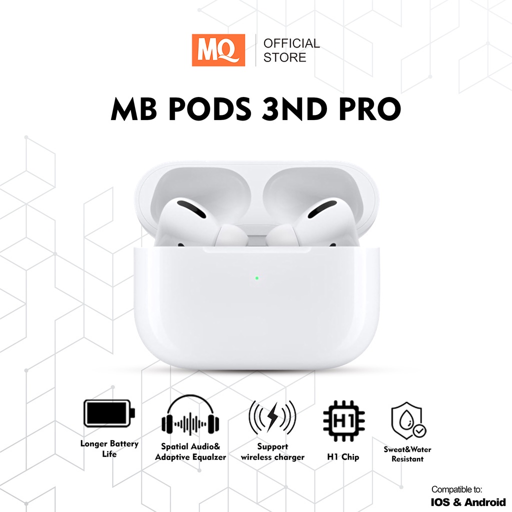 COD MQ_Pods_Pro Wireless Charging Case (IMEI &amp; Serial Number Detectable + Spatial Audio) By Minibest Indonesia