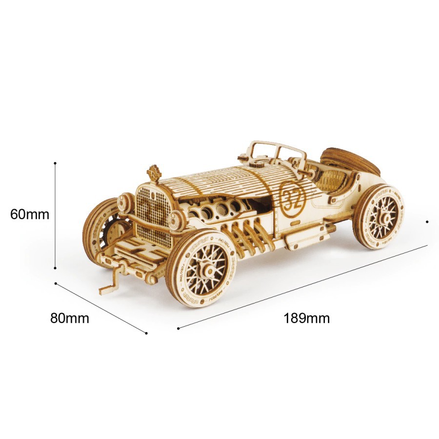 ROLIFE Robotime Grand Prix Car Mc401 1:16 Scale Model Hobby Toy Collection