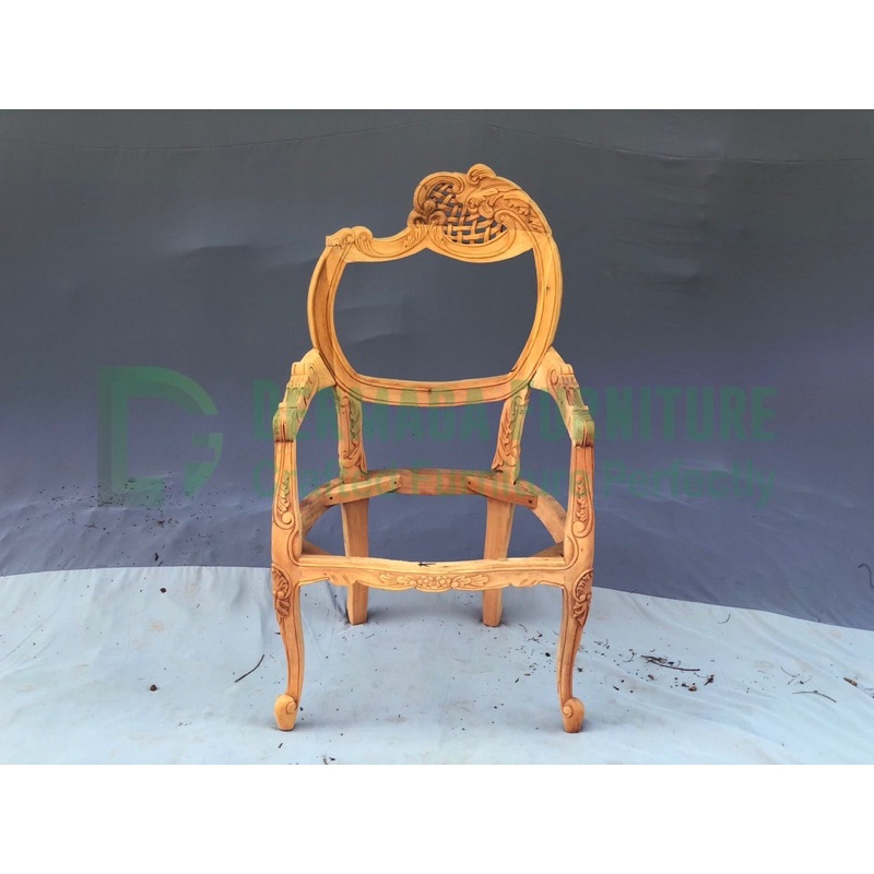 KURSI TAMU BULAN SABIT KAYU MAHONI KURSI TERAS KURSI PELAMINAN DEKORASI DERMAGA FURNITURE JEPARA