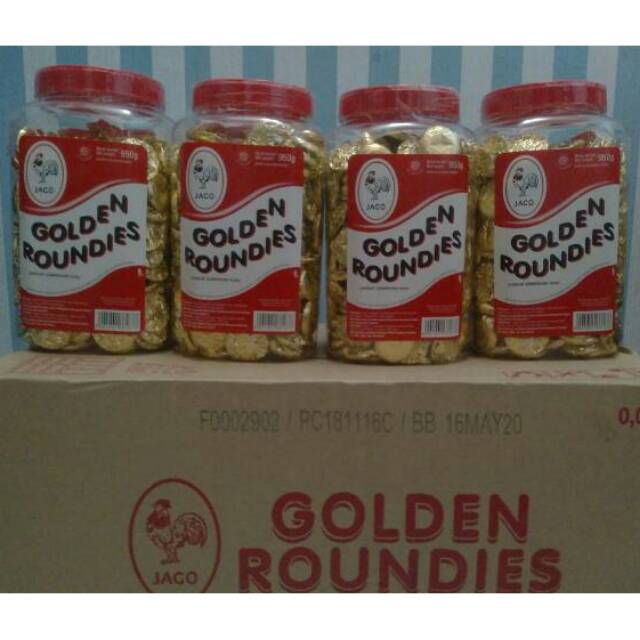 Coklat koin Golden Roundies 950gr bandung