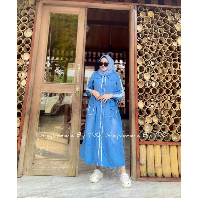 fashion midi dress jeans premium