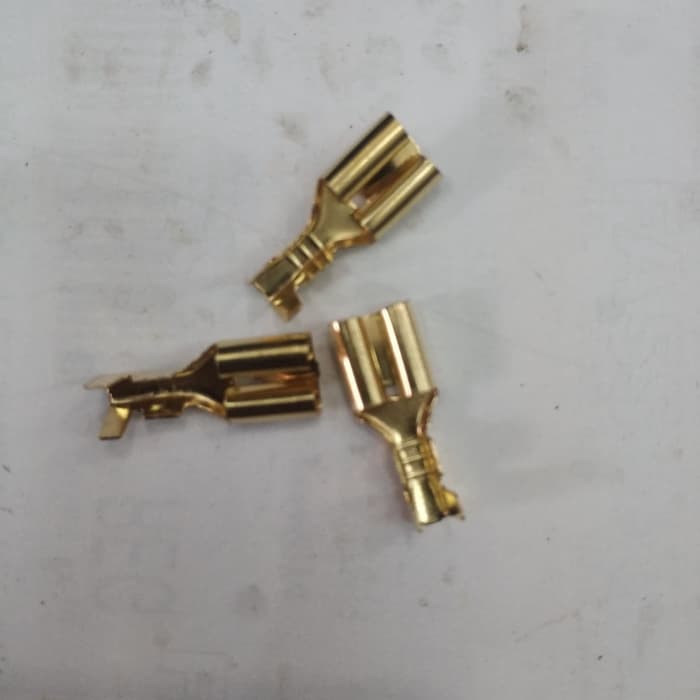 Skun gepeng 6mm standart china / sekun 6mm / terminal 6mm