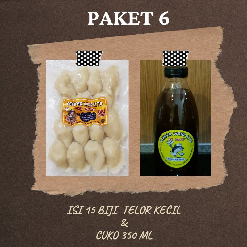 

Pempek Telor Kecil "Ny.Thang" Isi 15 biji