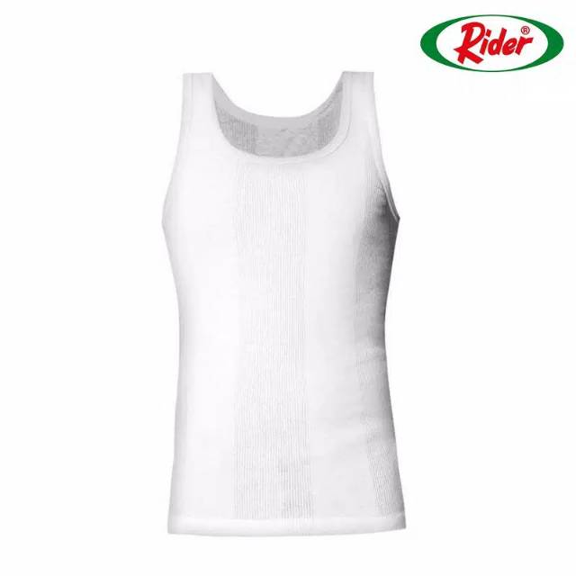 SINGLET RIDER Classic Pria R 123 B Putih