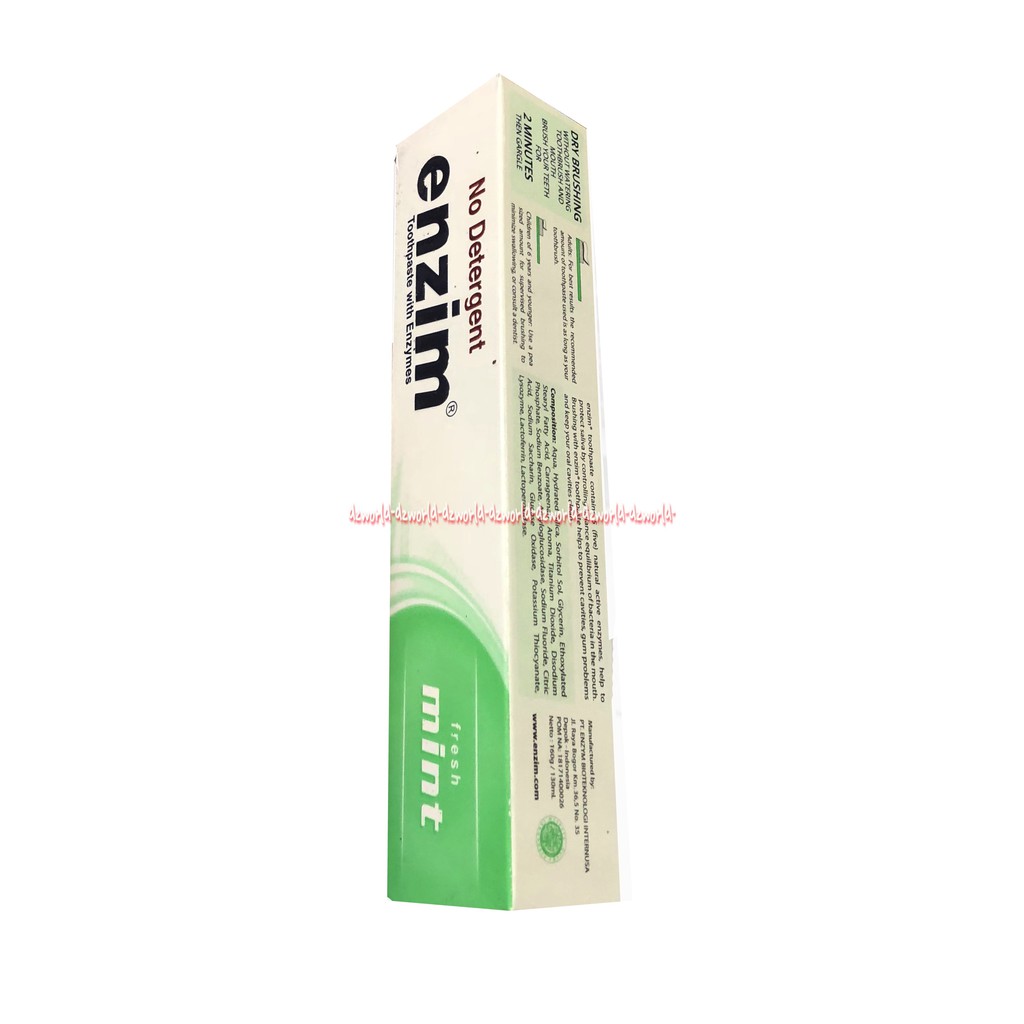 Enzim 130ml Tanpa Deterjen Rasa Mint Odol Pasta Gigi Toothpaste Tooth Paste