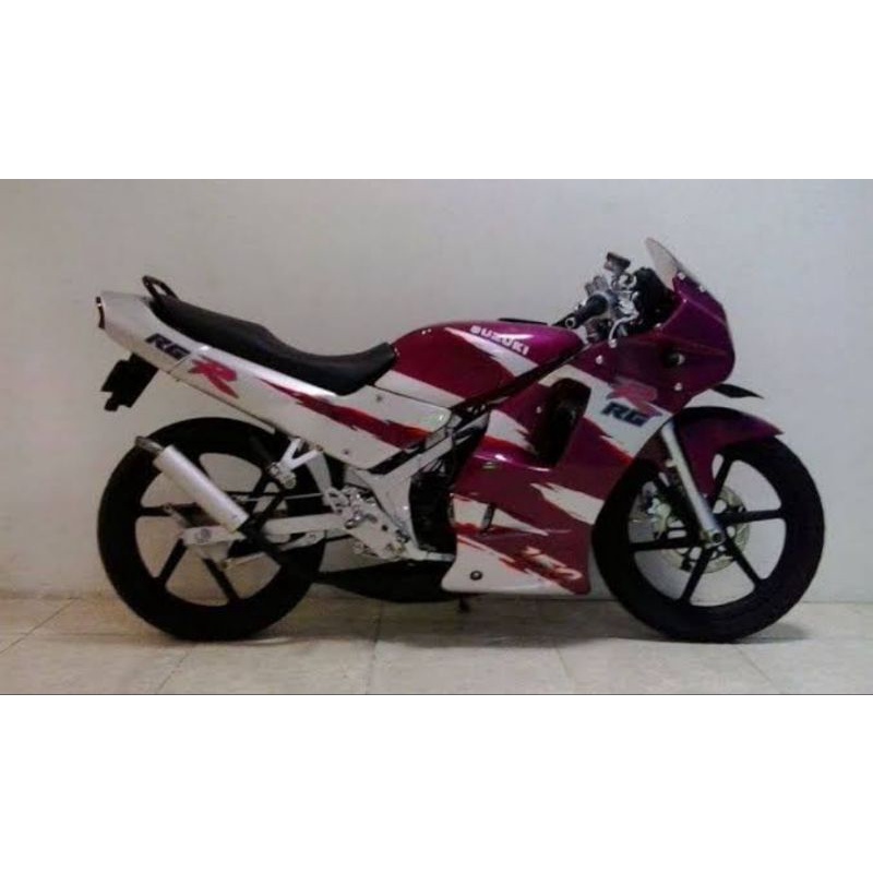 striping sticker les body Suzuki RGR 150 merah