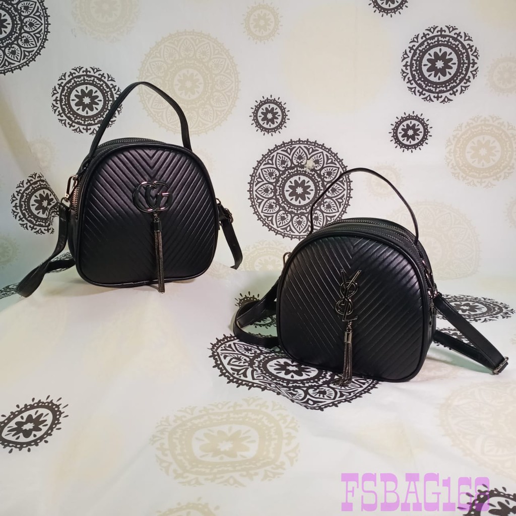 [ READY ] Tas Selempang/Tas Wanita 3 Zip Ruang Tas Make Up/Tas Mini Wanita/Tas Kece Kekinian tas wanita kekinian sling bag wanita tas selempang bahu shoulder bag wanita tas wanita import tas wanita terbaru