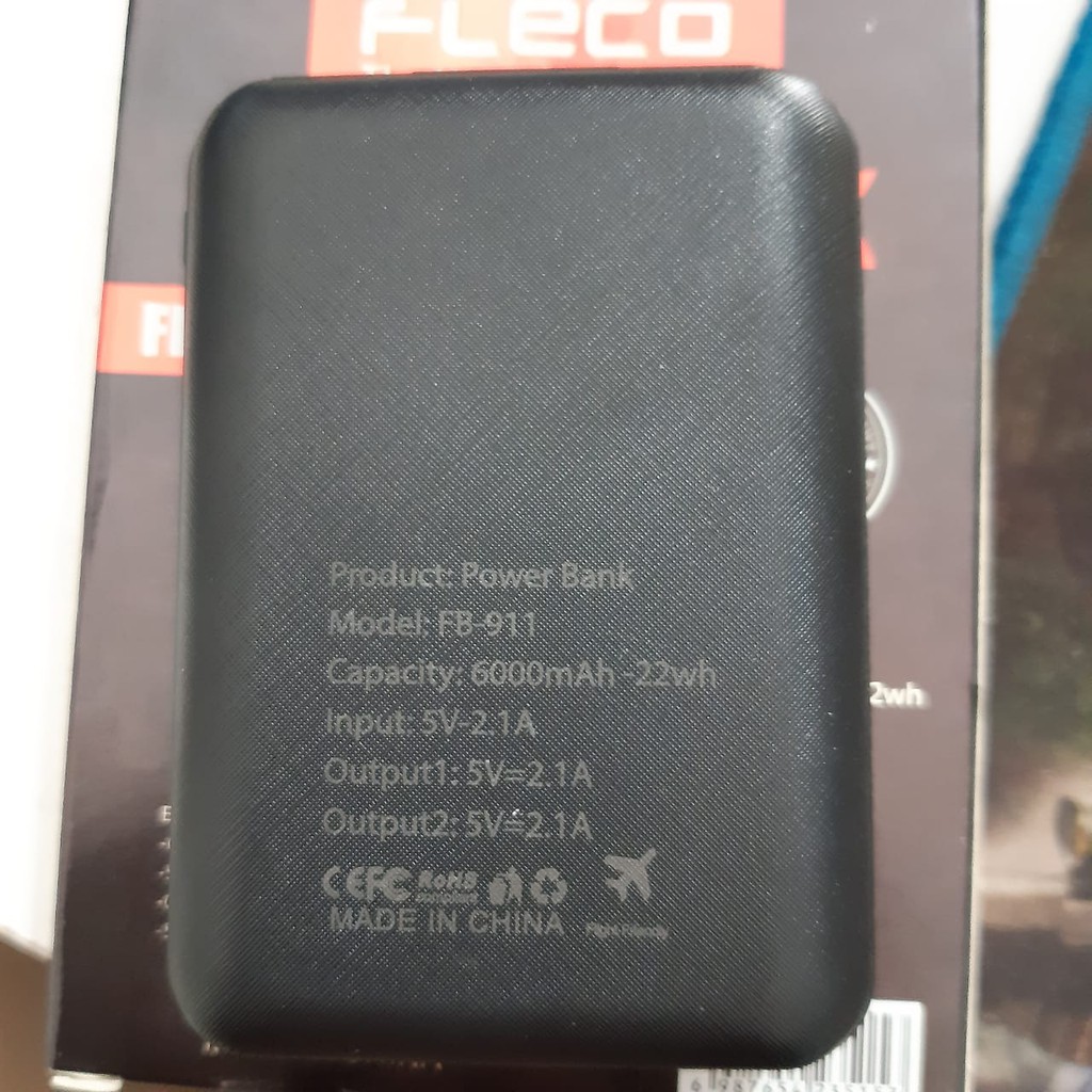 Powerbank Fleco FB911 6000mAh 22Wh