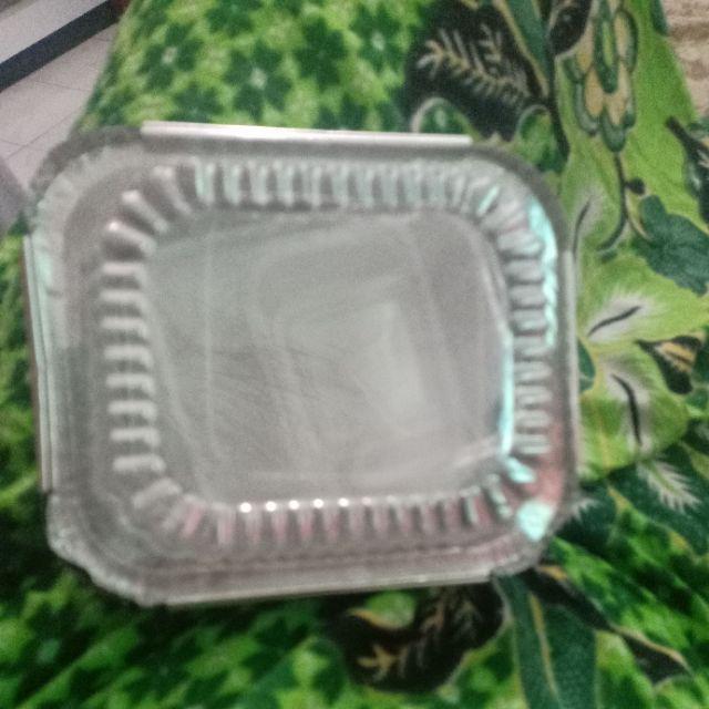 Aluminium Foil Kotak Persegi Kingfoil Oiv450 + Lid Isi 5bh