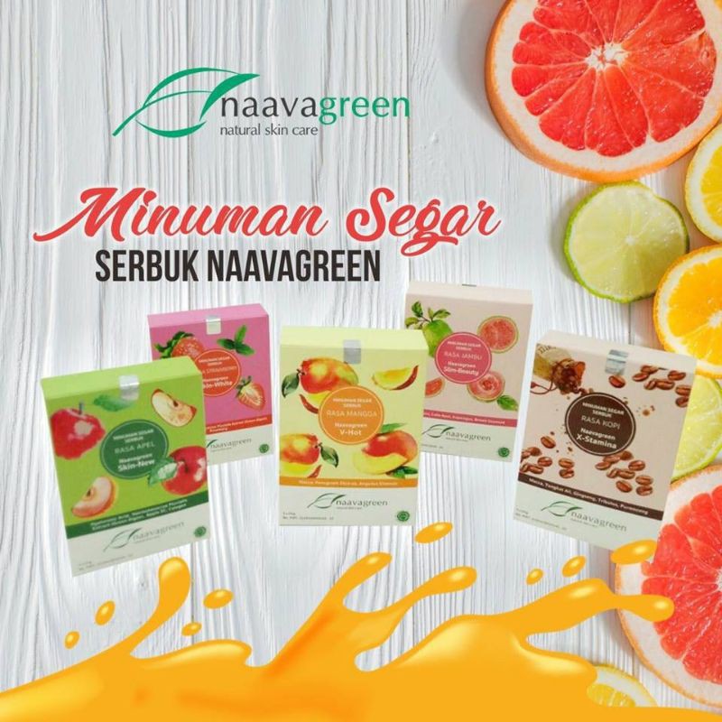 

minuman segar serbuk navagreen