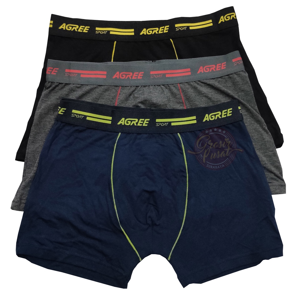 Celana Dalam Pria Boxer Agree Premium Original CD DD6606