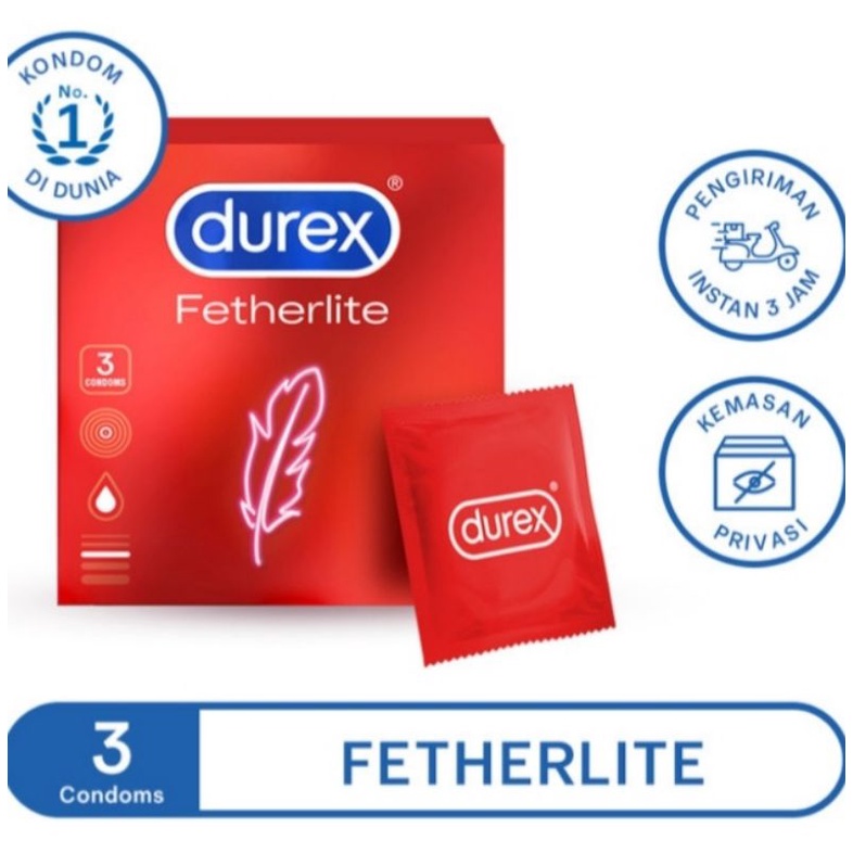 Kondom Durex Fetherlite isi 3