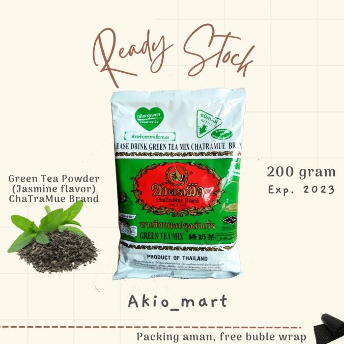 

[COD] Thai Tea Green Tea Mix ChaTraMue 200 gram Teh Hijau Thailand [COD]