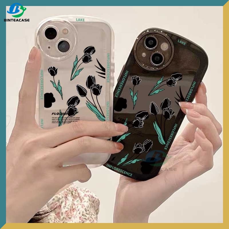 Casing TPU VIVO Y33S Y21T Y21S Y33S Y11 Y12 Y15 Y17 Y12S Y12A Y15S Y15S Y20S Y19 Y91C Y50 Y1 S Motif Bunga