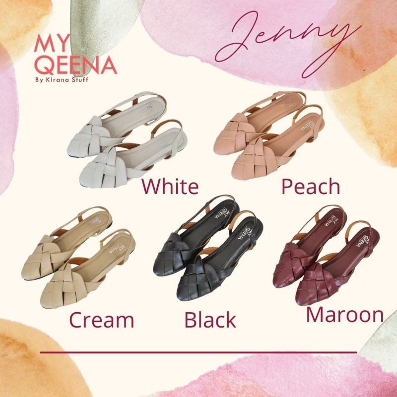 SANDAL JENNY ORI MY QEENA BY KIRANA STUFF