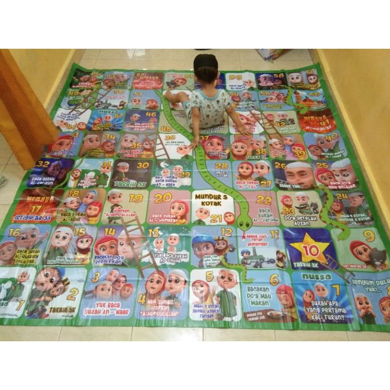 Matras Edukasi Ular Tangga Islami