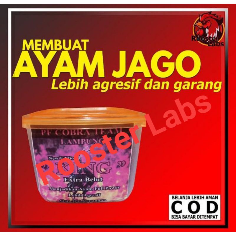KING EXTRA BELUT VITAMIN AYAM BANGKOK  JAMU AYAM ADUAN RAWATAN DOPING AYAM BANGKOK PETARUNG [RL5]