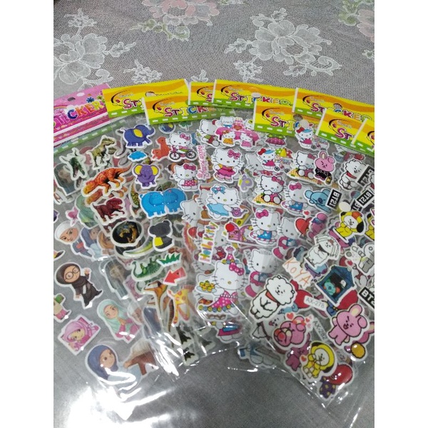 

stiker lucu beragam motif karakter kesukaan anak