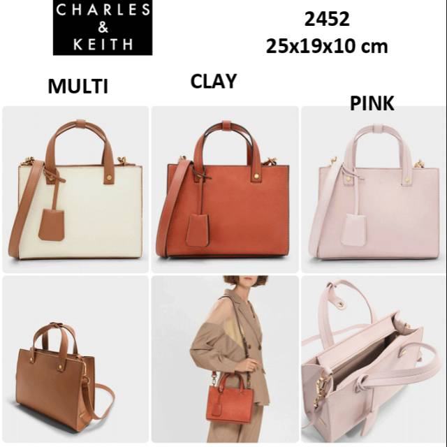 Charles&Keith structured top handle